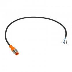 Connecteur M12 mâle, à câbler 4 plots droit - Protection IP67, Longueur 10 mètres