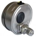 Manomètre tout inox application process industriel 232.50 raccord vertical - face