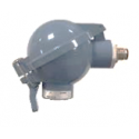 Sonde thermocouple type k avec tête de raccordement, plongeur lisse