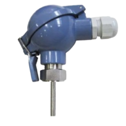 Sonde thermocouple type k avec tête de raccordement, plongeur lisse SKDS