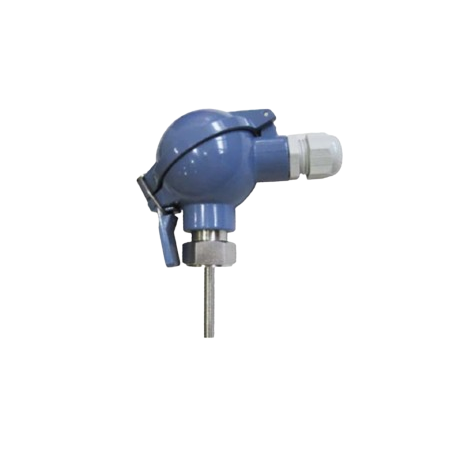 Sonde thermocouple type k avec tête de raccordement, plongeur lisse