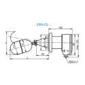 	Contacteur magnétique de niveau a flotteur montage horizontale ERH-01