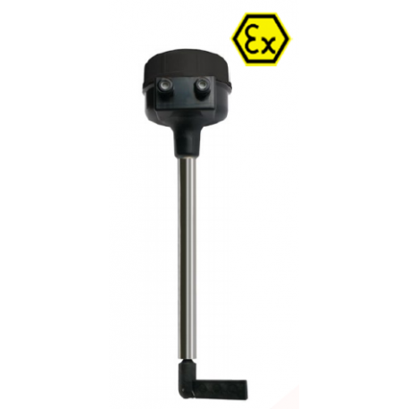 Détecteur de niveau rotatif a palette