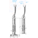 Transmetteur de niveau à pression hydrostatique immergeable application eau chargée SGE-25C