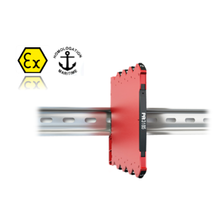 Isolateur galvanique 4-20 mA, montage rail DIN, 3185