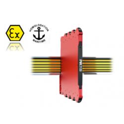 Convertisseur duplicateur isolé mA/V, montage rail DIN, configurable, alimentation 24Vcc 3109N