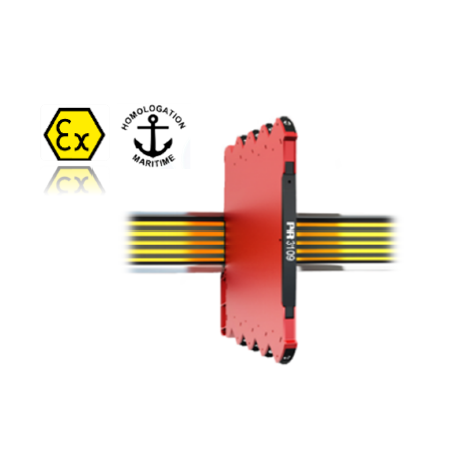 Convertisseur duplicateur isolé mA/V, montage rail DIN, configurable, alimentation 24Vcc 3109