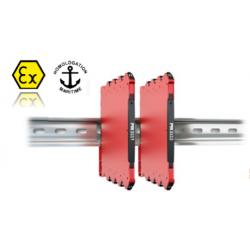 Transmetteur de température sortie 4-20 mA, montage rail DIN, alimentation par boucle de courant 3333 -3331