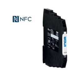 Transmetteur de température montage rail DIN alimentation par boucle de courant configurable NFC