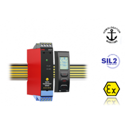 Commande analogique pour zone Atex S.I. [EX ia] compatible HART® 9107B