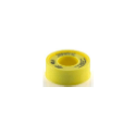Rouleau de PTFE jaune spécial Gaz Largeur 12mm / Epaisseur 0,1mm / Longueur 12m