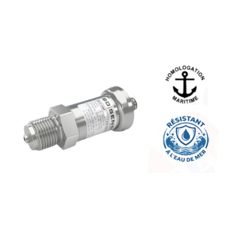 Transmetteur de pression cupro-nickel homologue marine avec signal de sortie 4-20mA