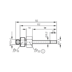 Détecteur de débit avec électronique déportée rail din IFCSF5