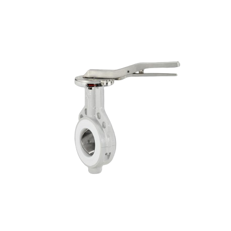 Vanne papillon à oreilles de centrage lisses, environnement difficile