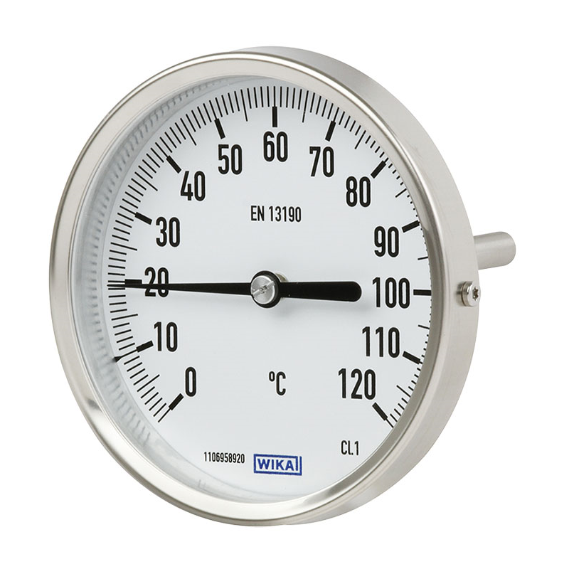 Thermomètre bimétallique Ø150 Orientable Tout Inox