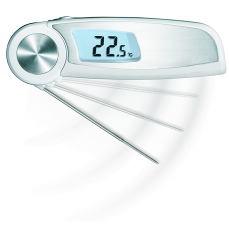 Thermomètre à chocolat à sonde pliante numérique