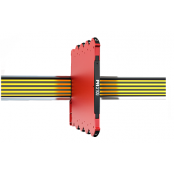 Convertisseur duplicateur isolé mA/V, montage rail DIN, configurable, alimentation 24Vcc 3109N