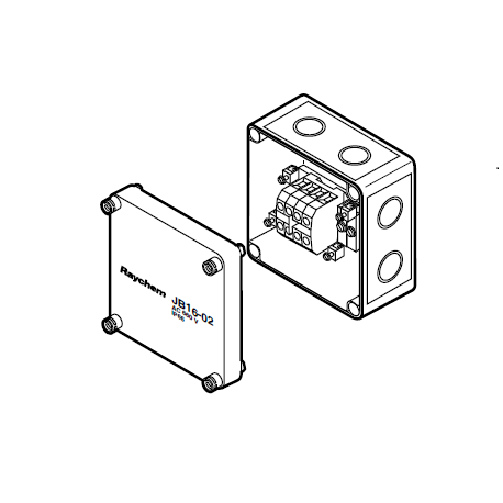 Boitier de raccordement pour alimentation électrique ou dérivation JB16-02 raychem Pentair