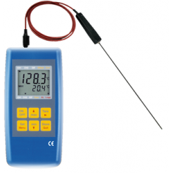 Thermomètre numérique portable avec sonde PT100 d'immersion, homologué marine MH3750