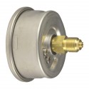 Manomètre boitier inox raccord laiton application standard 213.53 raccord arrière - dos