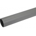Tube PVC D50, longueur 1 mètre + manchon PVC D50 + coude PVC 90° D50