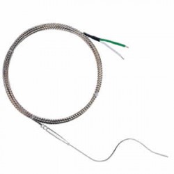 Sonde thermocouple chemise déformable à câble avec jonction indémontable  ECMSJKCABLE