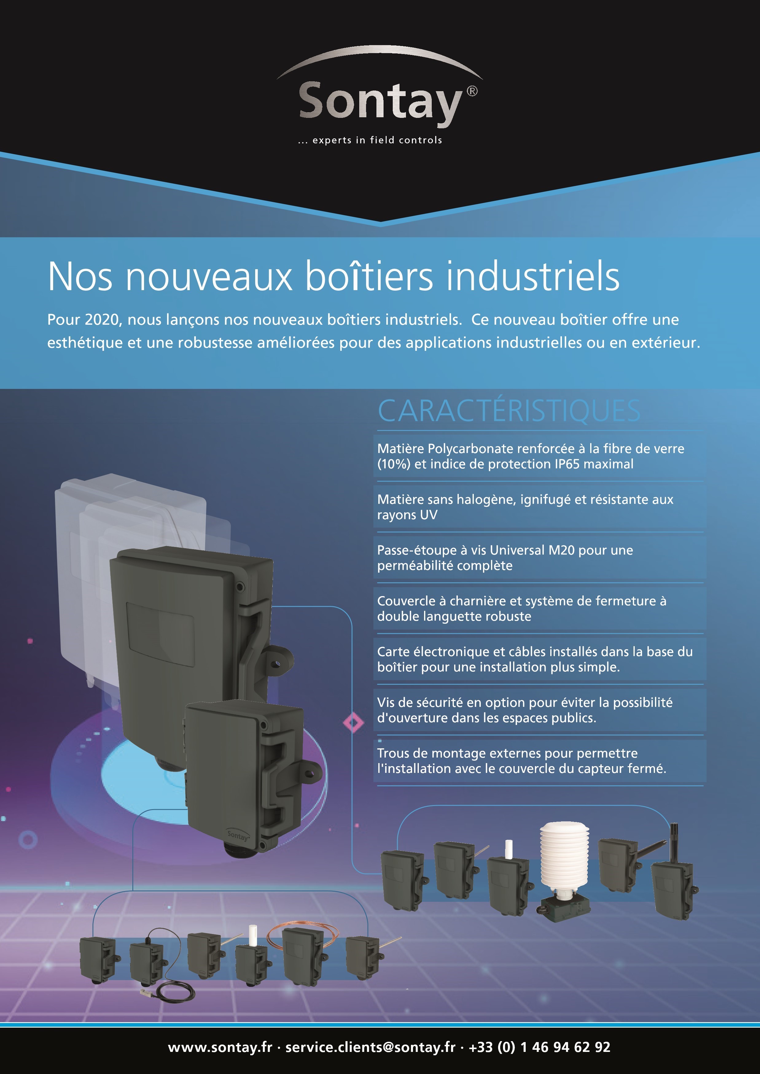 Sontay - Nouveaux boitiers, Nouvelles références