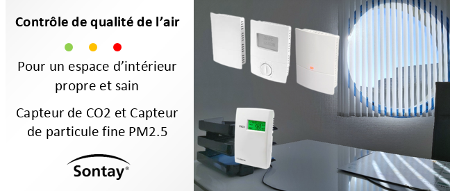 Nos solutions pour contrôler votre qualité d'air !